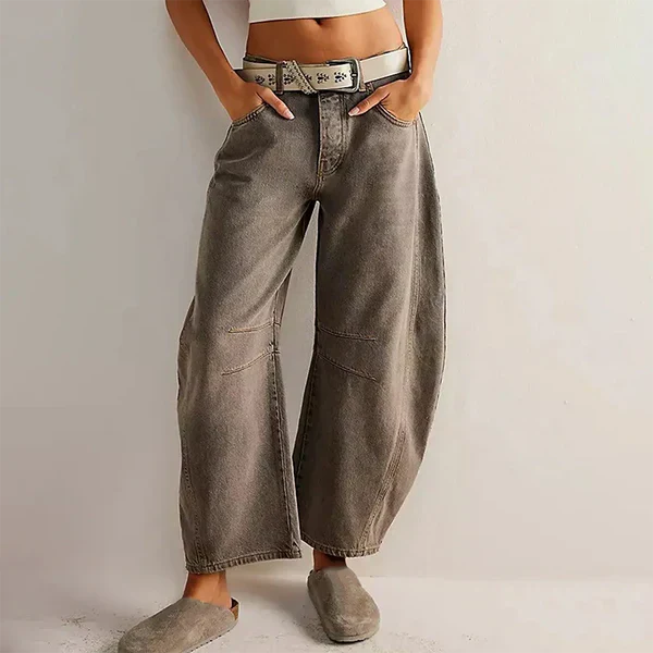 Drune | Mid-Rise Jeans mit Tapered Beinen für Frauen