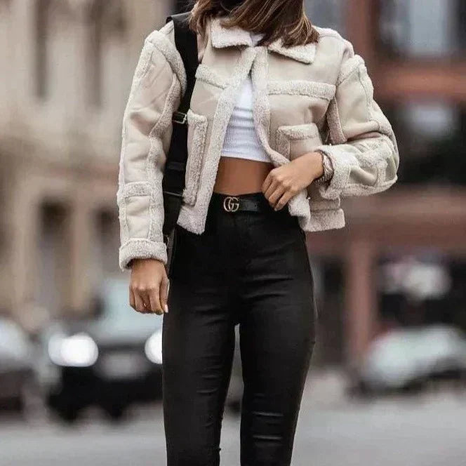 Drune | Leder Patchwork Jacke - Wasserdicht, Trendy & Langlebig
