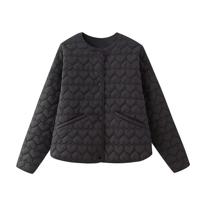 Drune | Gefütterte Jacke mit Herzmotiv