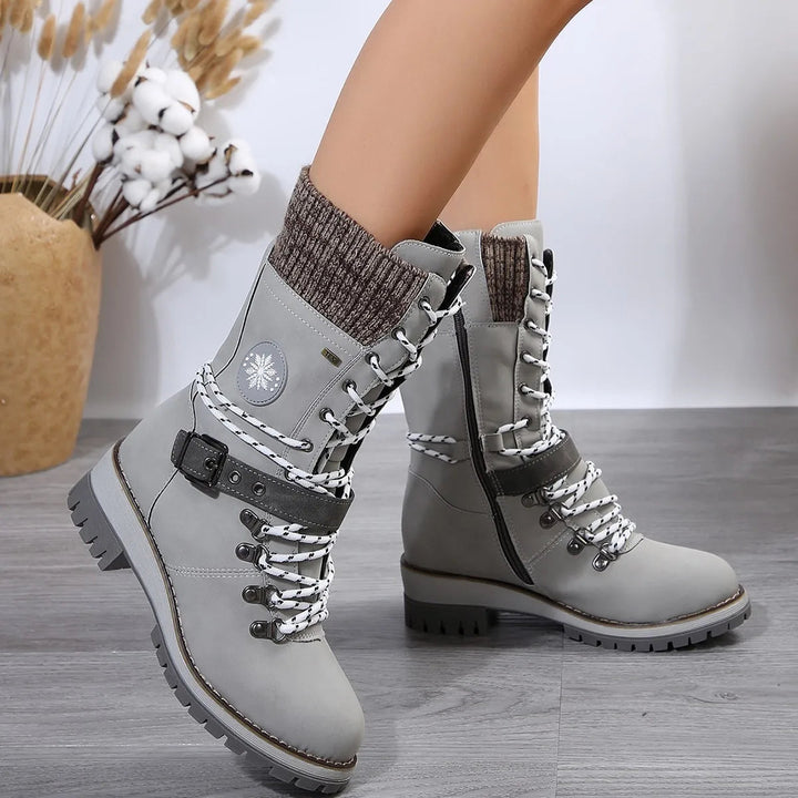 Drune | Schnür-Winterstiefel für Damen – Stylisch & Bequemer Komfort