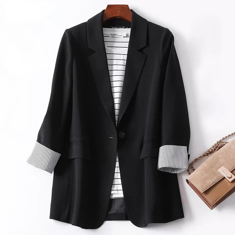 Drune | lässiger Blazer mit langen Ärmeln