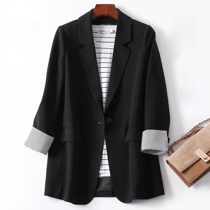 Drune | lässiger Blazer mit langen Ärmeln