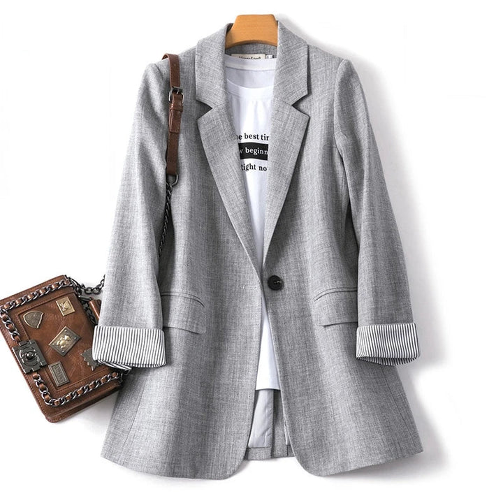 Drune | lässiger Blazer mit langen Ärmeln