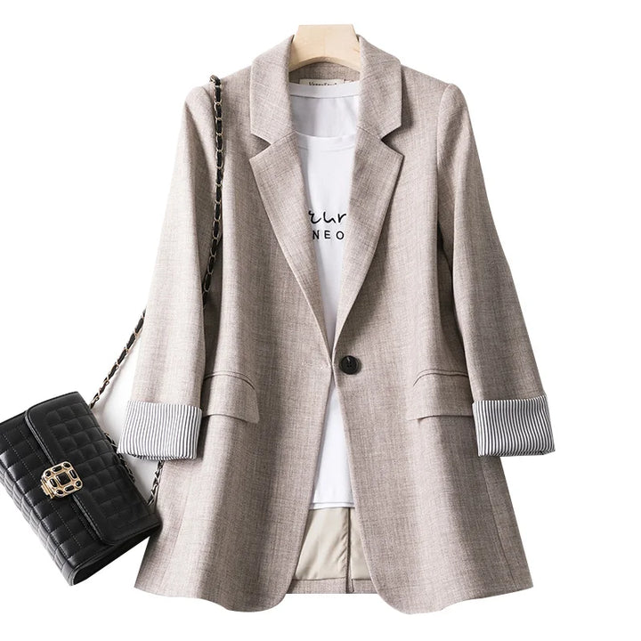 Drune | lässiger Blazer mit langen Ärmeln