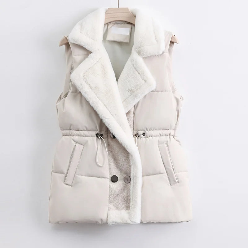 Drune | Elegante Kunstfellweste für Herbst und Winter