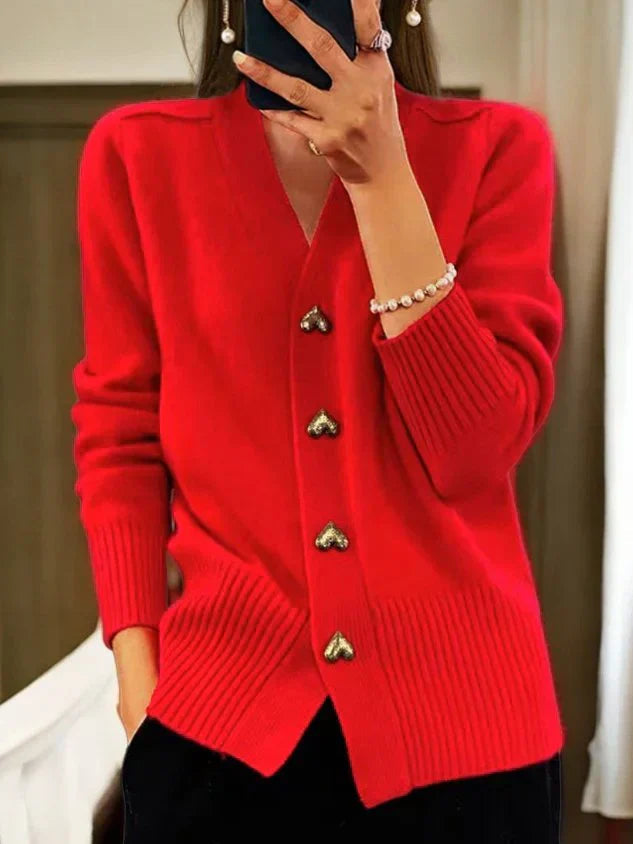 Drune | Ärmellose Strickjacke