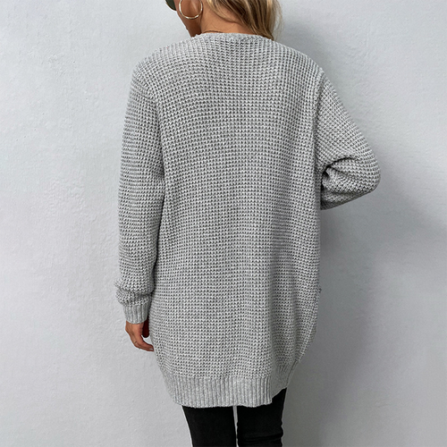 Drune | Vest Strickjacke für Damen mit Offener Vorderseite und Taschen