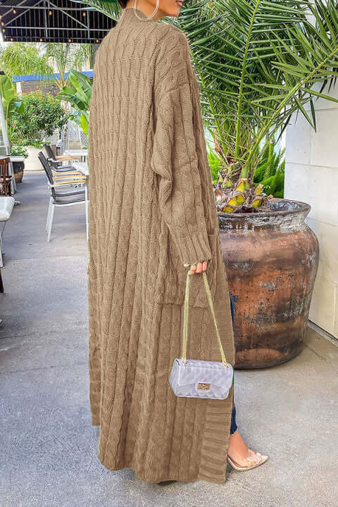 Drune | Jacke Offene Front Tasche Strickjacke Jacken für Damen