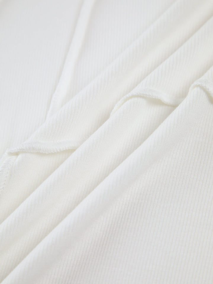 Drune | Oberteil Rundhalsausschnitt schmale Passform Basic Langarmshirt Damenbekleidung