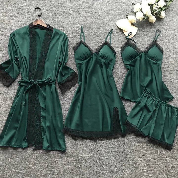 Drune | Satin Pyjama Satz