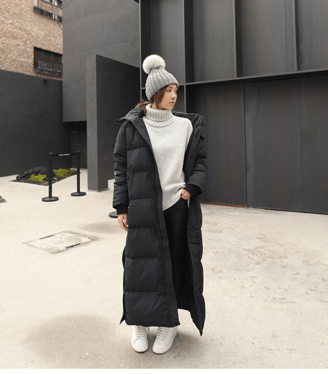 Drune | Pufferjacke Kapuze Übergröße Damen Pufferjacke Damen Winterjacke