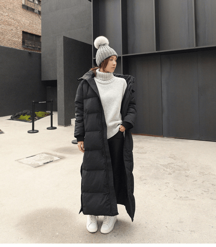 Drune | Pufferjacke Kapuze Übergröße Damen Pufferjacke Damen Winterjacke