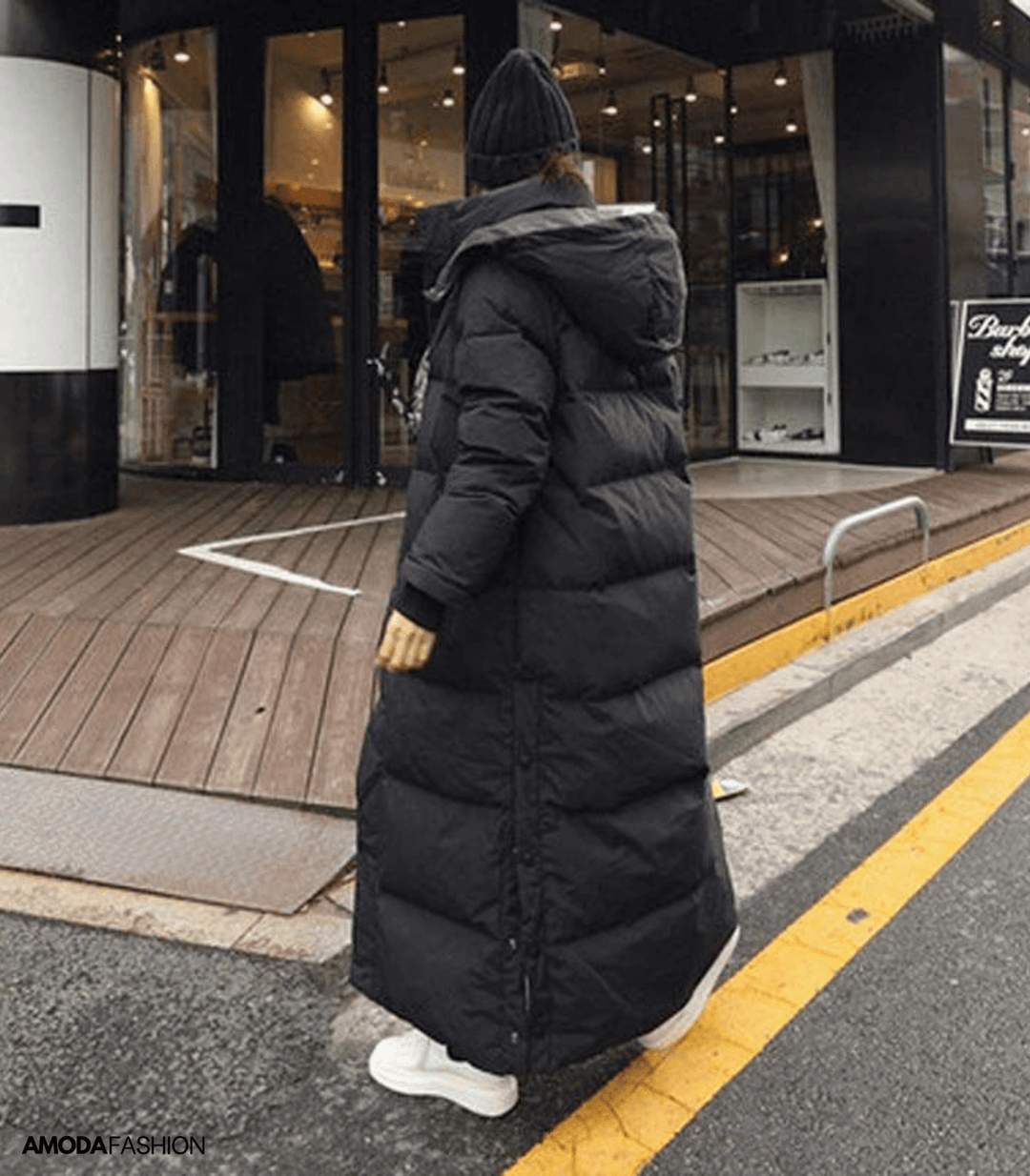 Drune | Pufferjacke Kapuze Übergröße Damen Pufferjacke Damen Winterjacke