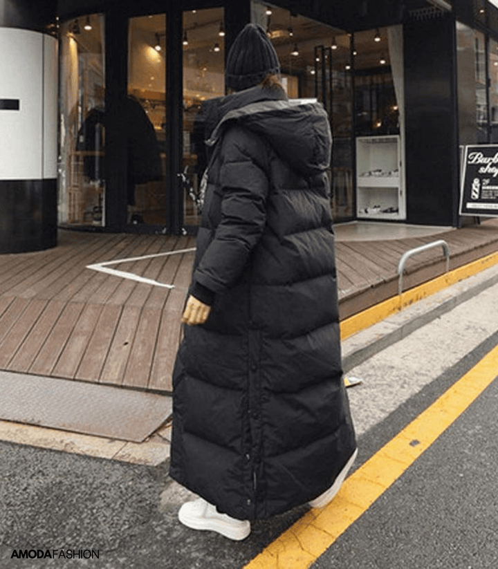 Drune | Pufferjacke Kapuze Übergröße Damen Pufferjacke Damen Winterjacke