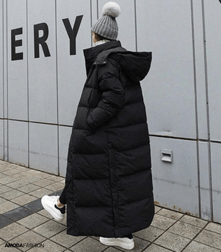 Drune | Pufferjacke Kapuze Übergröße Damen Pufferjacke Damen Winterjacke