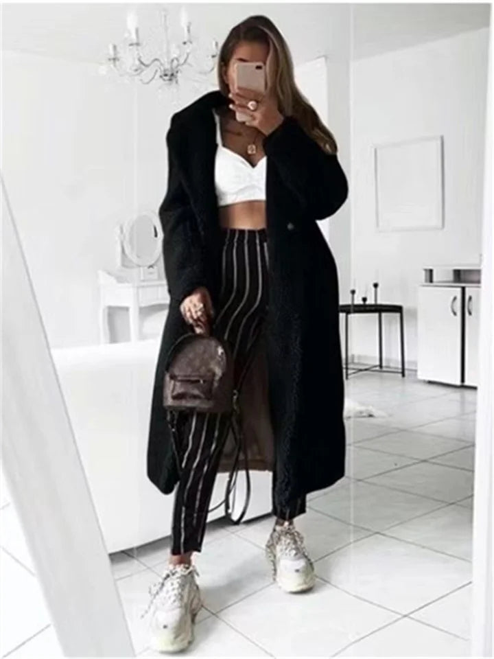 Drune | Teddy Mantel Frauen Teddy Fleece Winterjacke