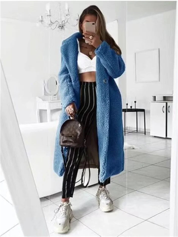 Drune | Teddy Mantel Frauen Teddy Fleece Winterjacke
