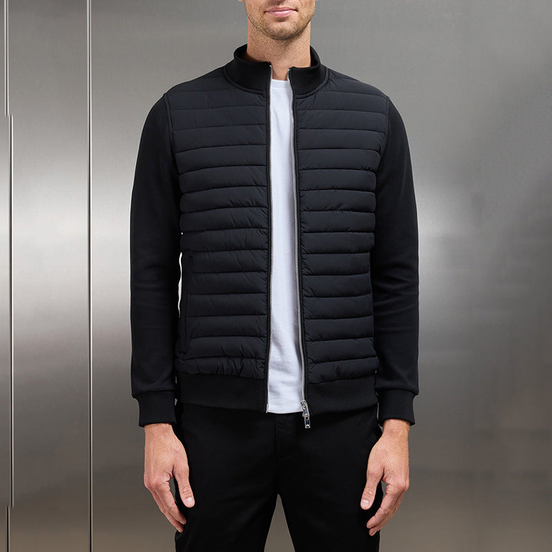 Drune | Ärmel Weste Reißverschluss Gepolstert Sommerjacke Herrenjacke