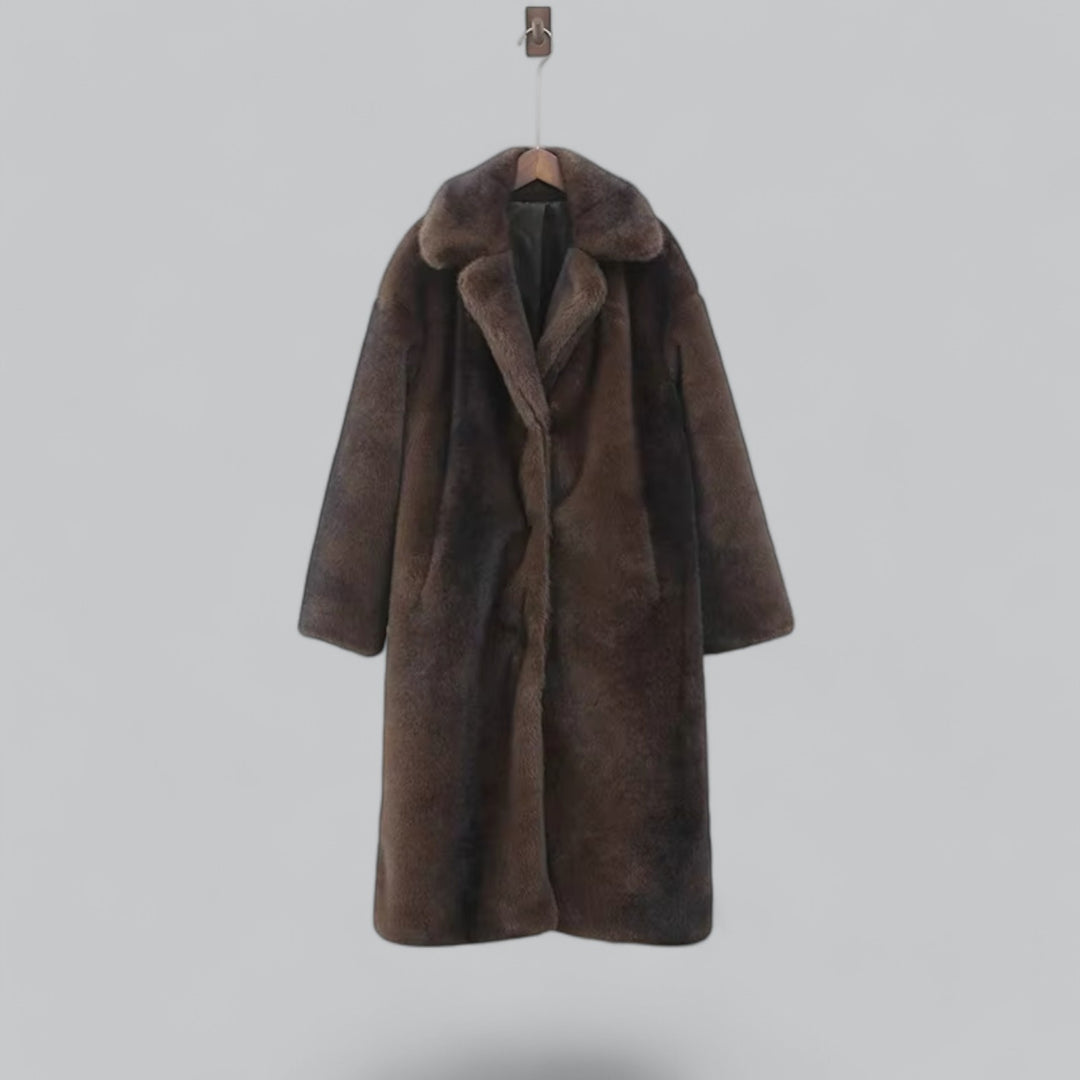 Drune | Damen Lange Winterjacke Aus Faux Fur