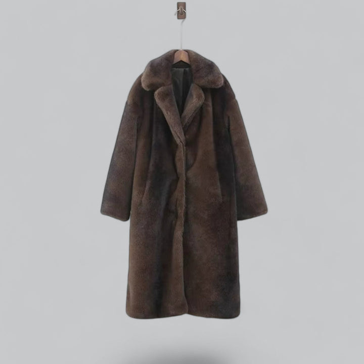 Drune | Damen Lange Winterjacke Aus Faux Fur