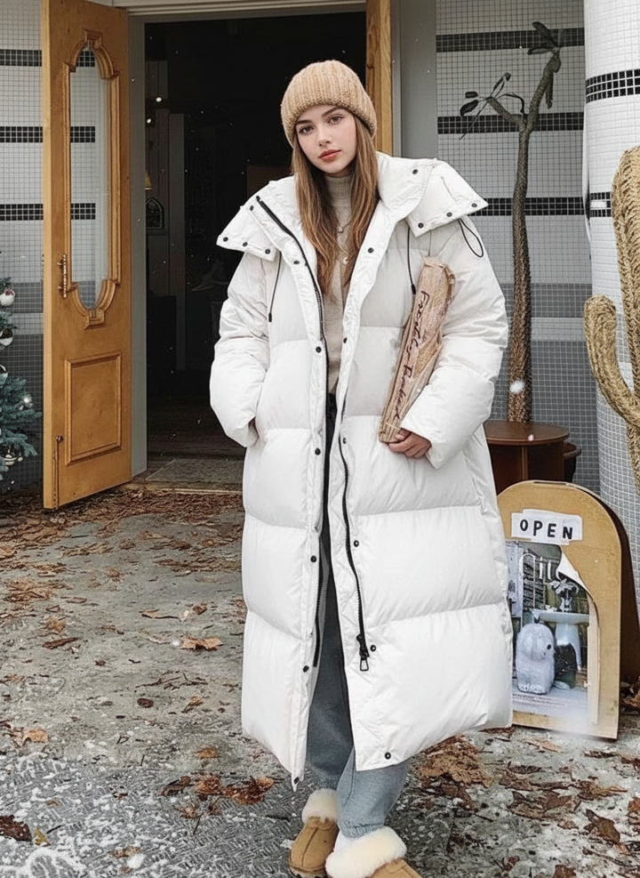 Drune | Gefütterte Pufferjacke Damen - Winddicht mit Kapuze