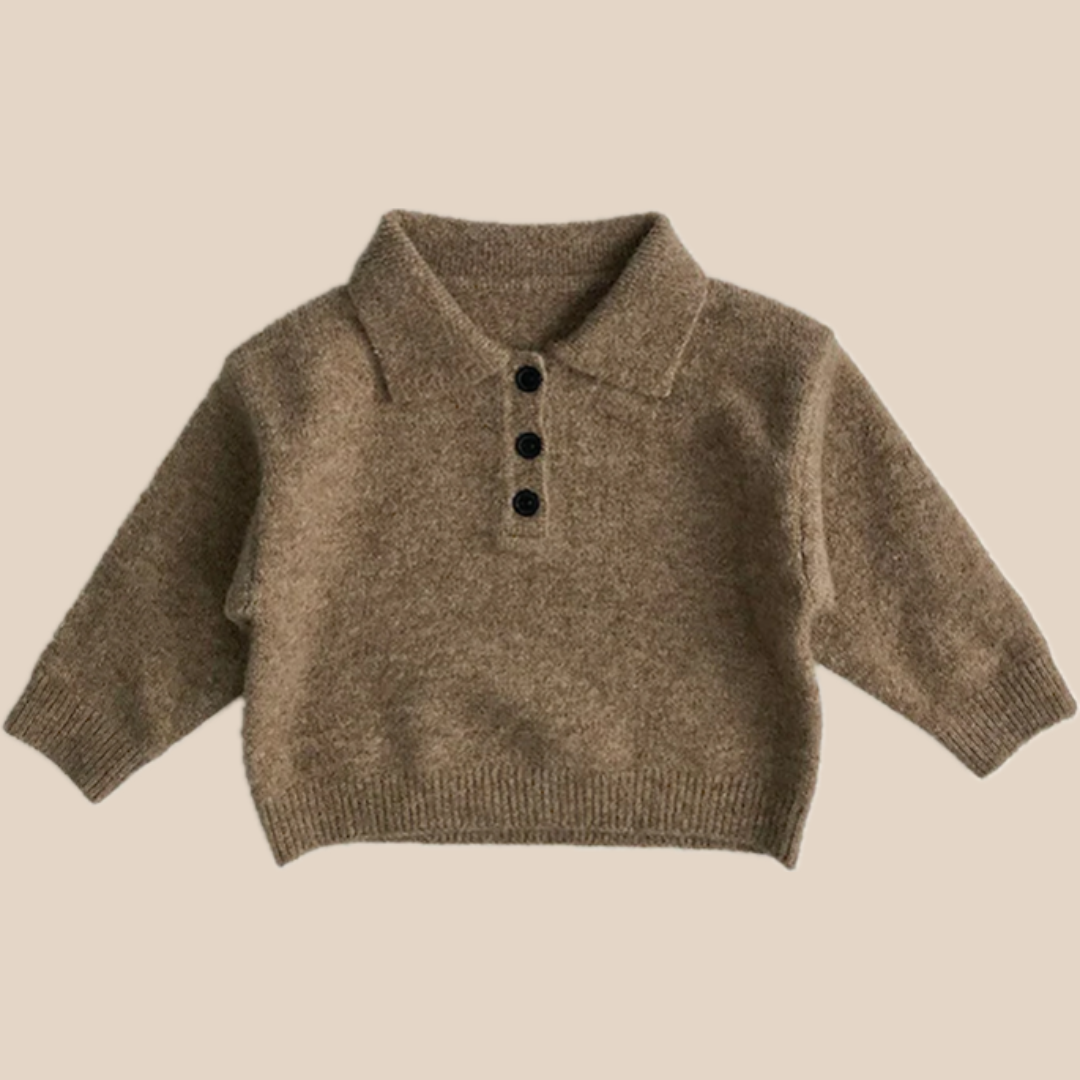 Drune | Baumwoll-Polo für Kinder Warm und Atmungsaktiv, Perfekt für kalte Tage