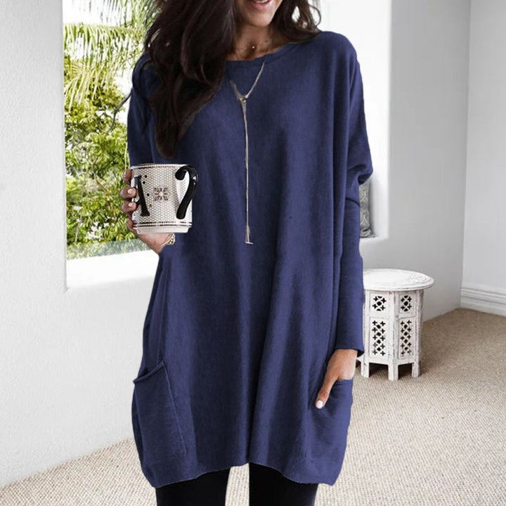Drune | Pullover Damen - Bequemer Drune | Schnitt Baumwolle