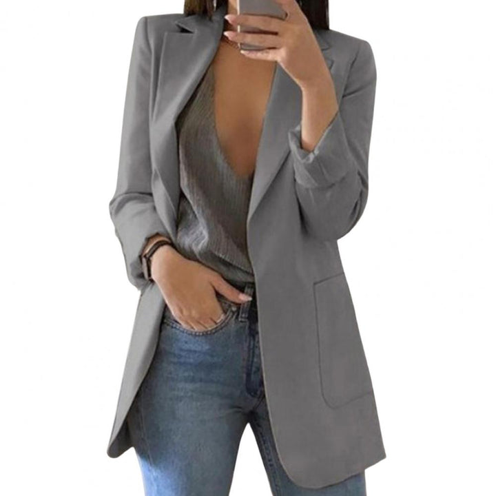 Drune | Damen Langarm Offene Strickjacke - Legere Passform