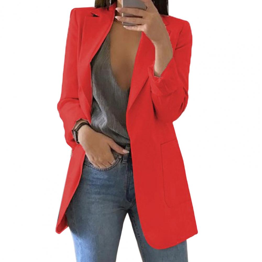 Drune | Damen Langarm Offene Strickjacke - Legere Passform