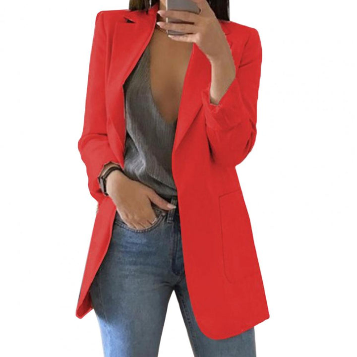 Drune | Damen Langarm Offene Strickjacke - Legere Passform