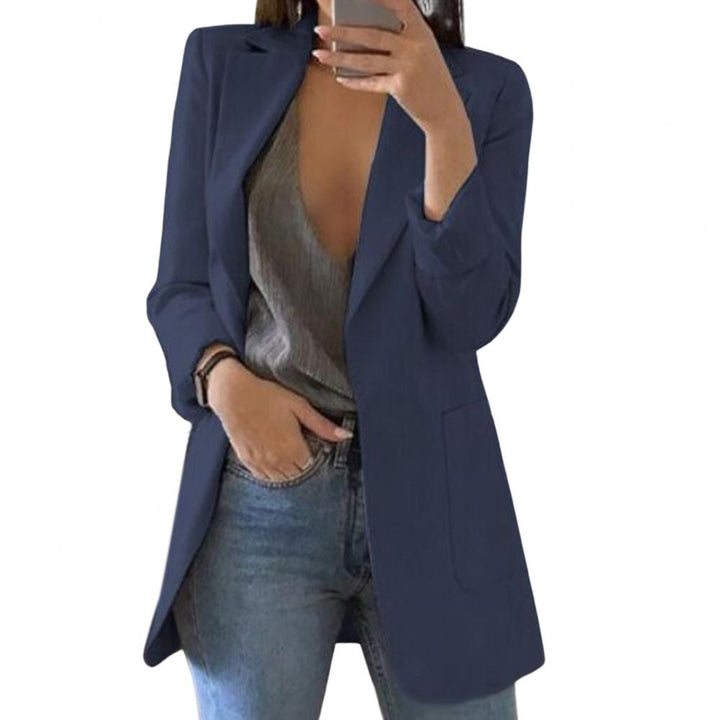 Drune | Damen Langarm Offene Strickjacke - Legere Passform
