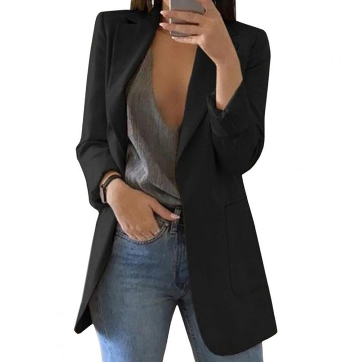 Drune | Damen Langarm Offene Strickjacke - Legere Passform