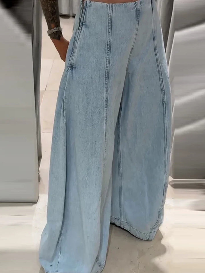 Drune | Lässige Damenjeans mit hohem Bund