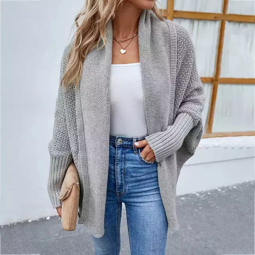 Drune | Einfarbige Elegante Strickjacke für Alltag