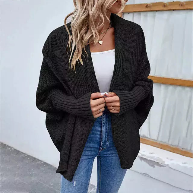 Drune | Einfarbige Elegante Strickjacke für Alltag