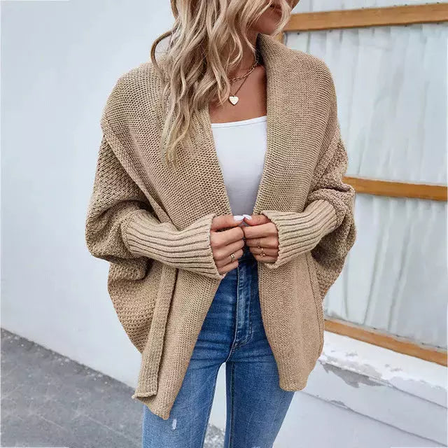 Drune | Einfarbige Elegante Strickjacke für Alltag