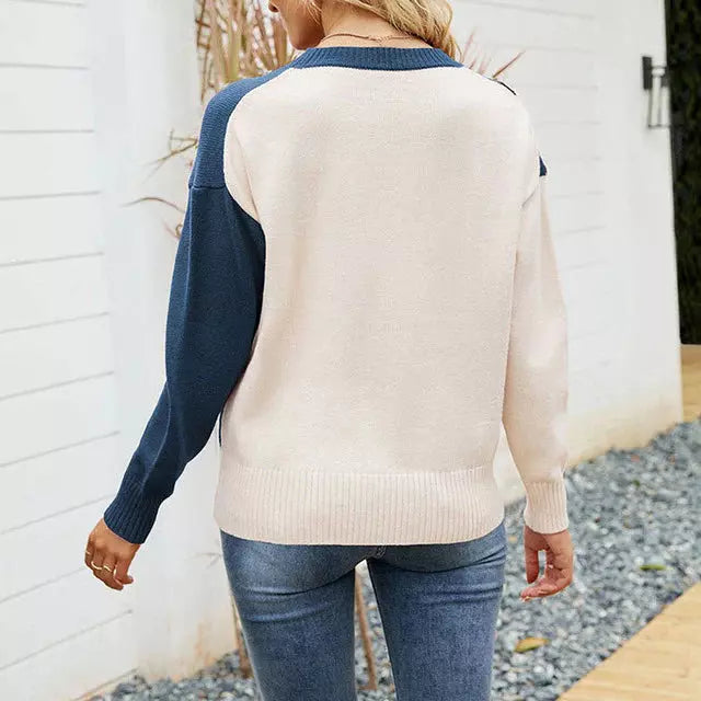 Drune | Gestreifter Strickpullover mit Breiten Linien