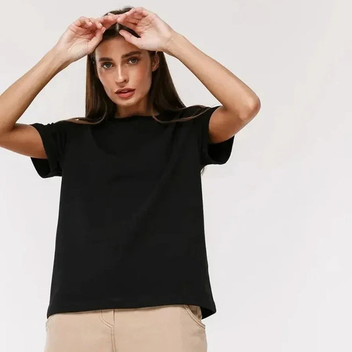 Drune | Damen-T-Shirt Aus 100% Baumwolle