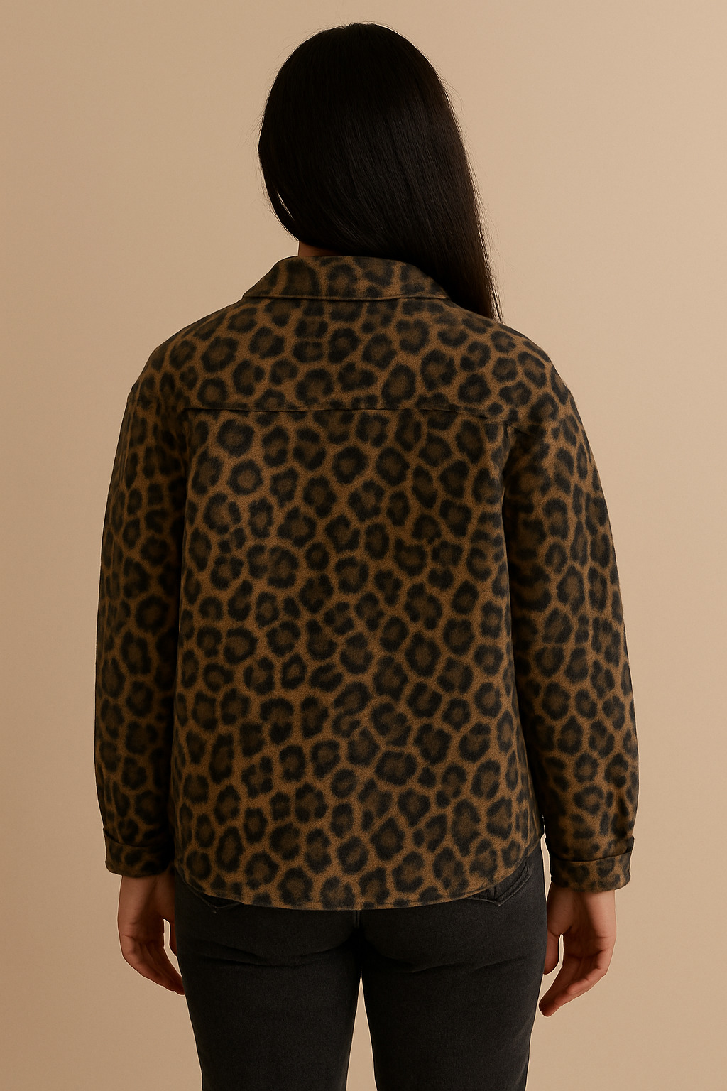 Drune | Damenjacke mit Leopardenmuster
