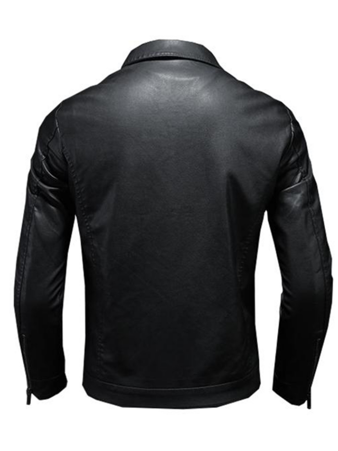 Drune | Leder Bikerjacke für Männer - Bequeme Passform