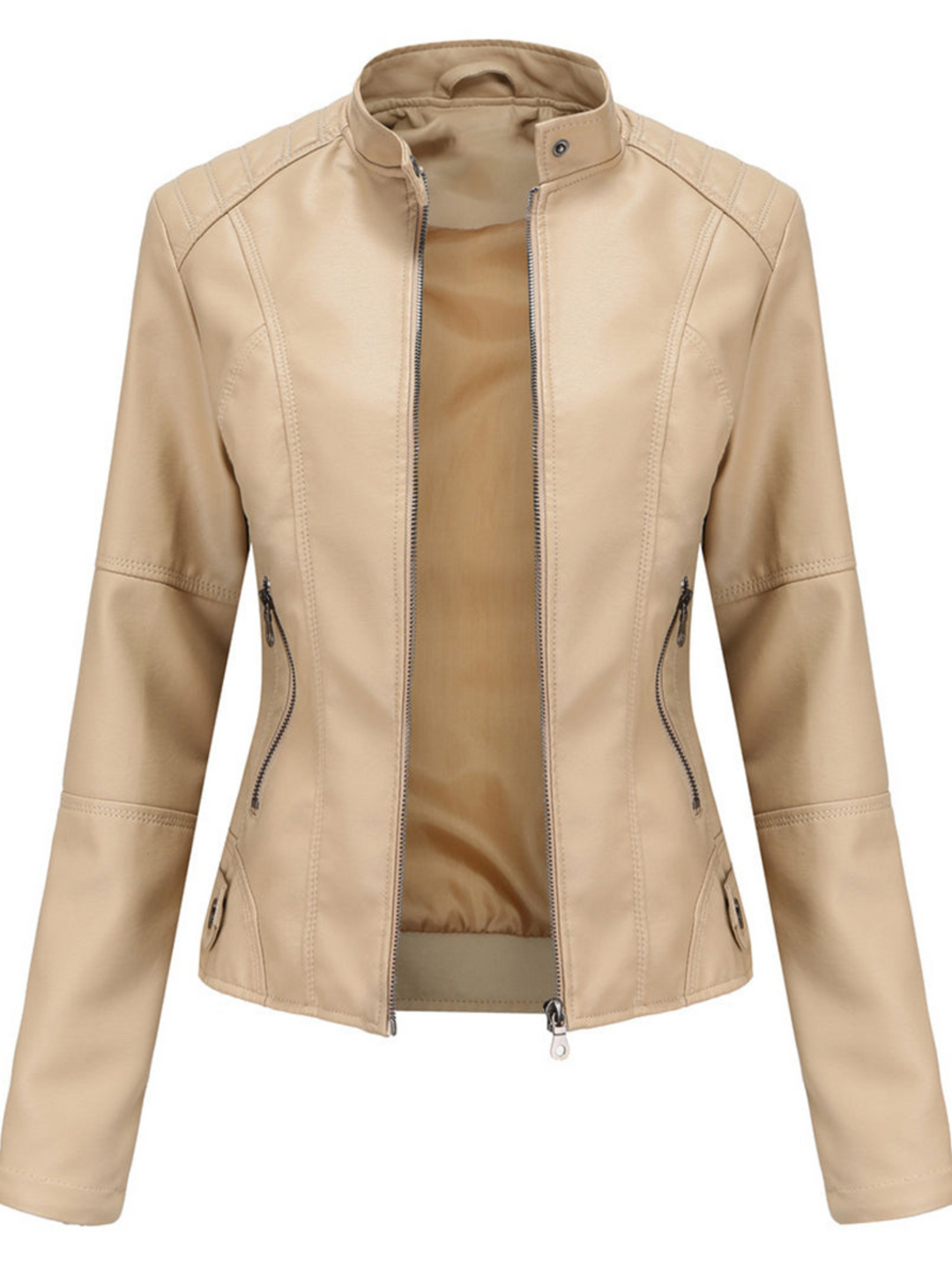Drune | Lederjacke Damen - Cool-Weather Schichten