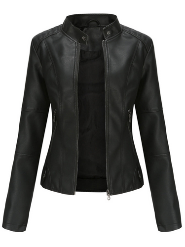 Drune | Lederjacke Damen - Cool-Weather Schichten