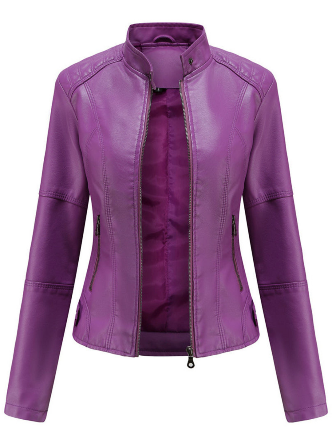 Drune | Lederjacke Damen - Cool-Weather Schichten