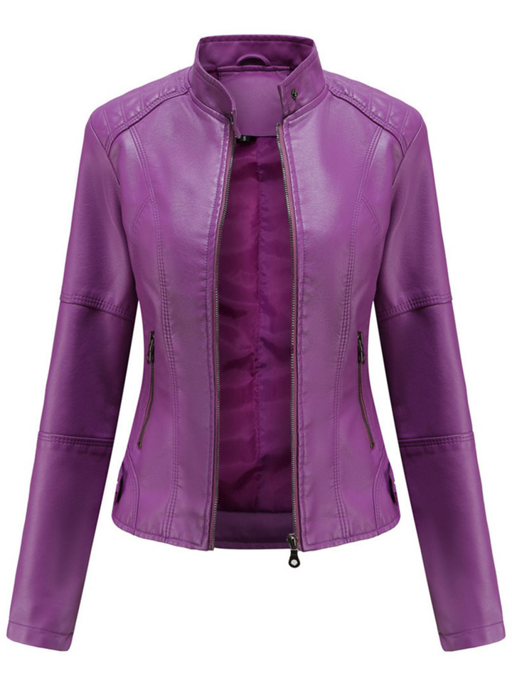 Drune | Lederjacke Damen - Cool-Weather Schichten