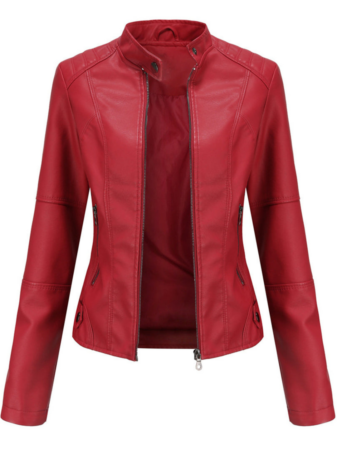 Drune | Lederjacke Damen - Cool-Weather Schichten