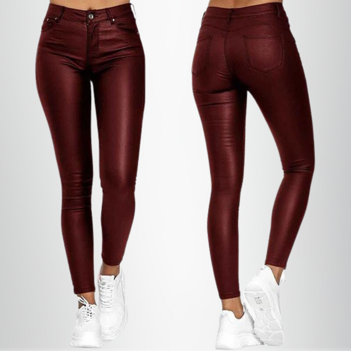 Drune | Frauen Stretchy Skinny Fit Hochtaillierte Hosen