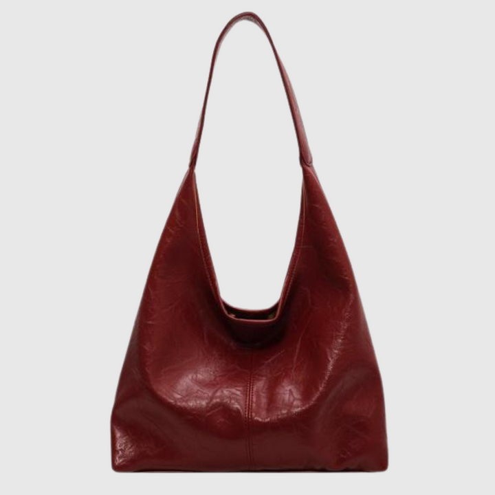 Drune | Groß Kunstleder Umhängetasche Damenhandtasche