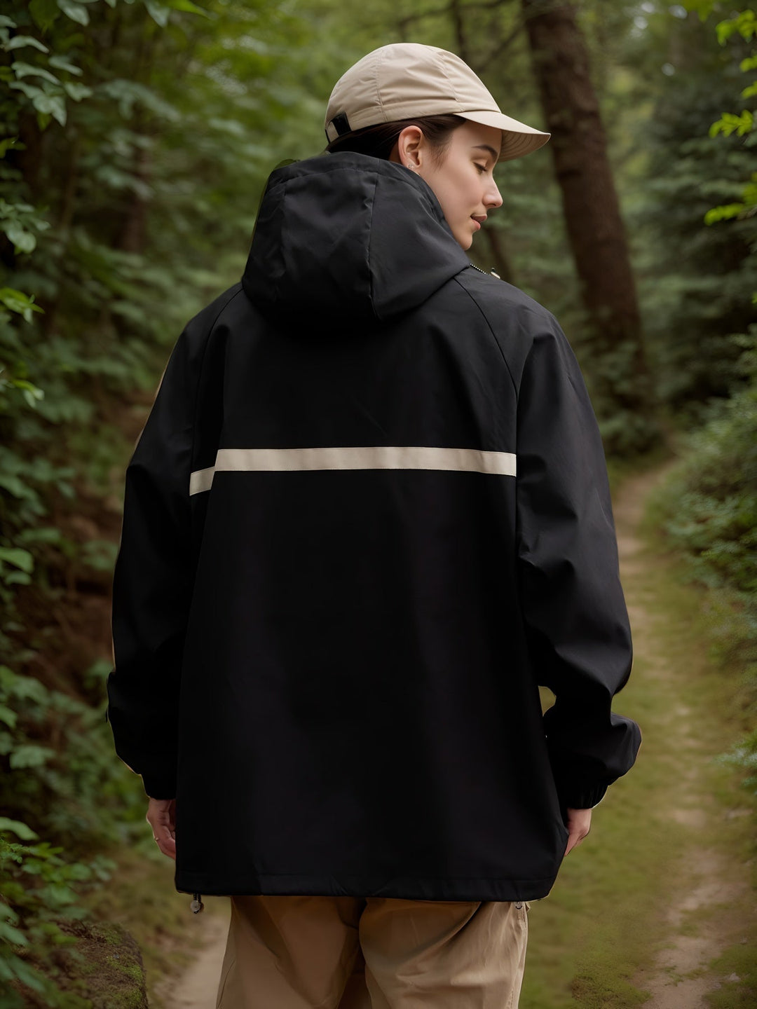 Drune | Wasserdichte Jacke Damen mit Kapuze
