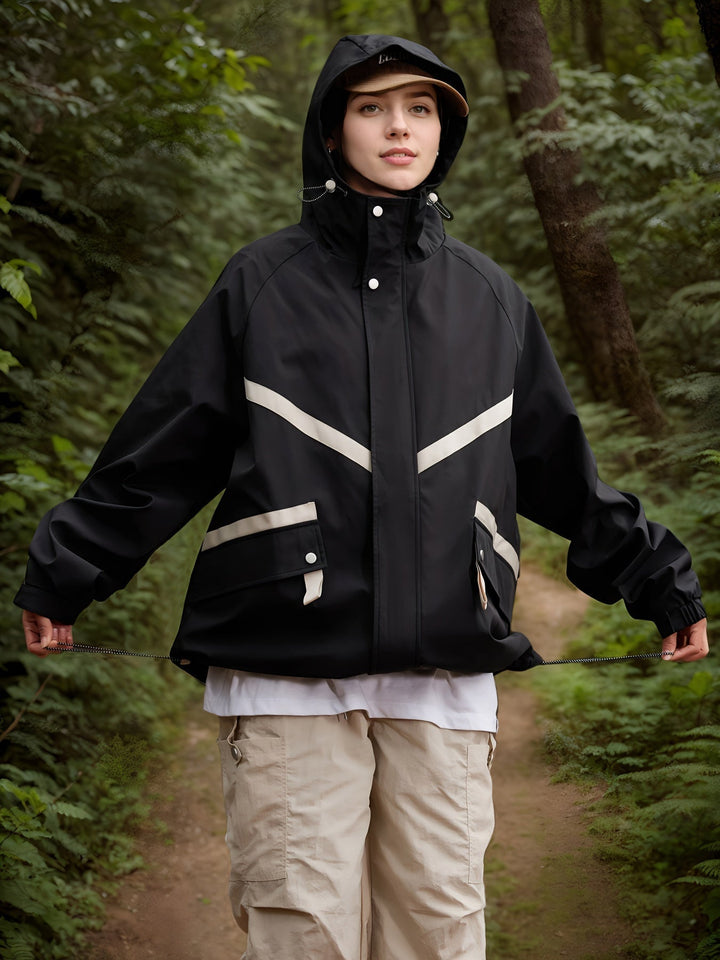 Drune | Wasserdichte Jacke Damen mit Kapuze