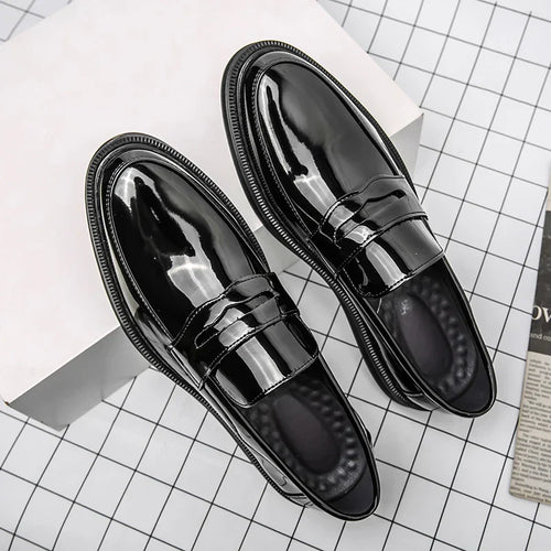 Herren Loafer Herren Geschäftslederschuhe